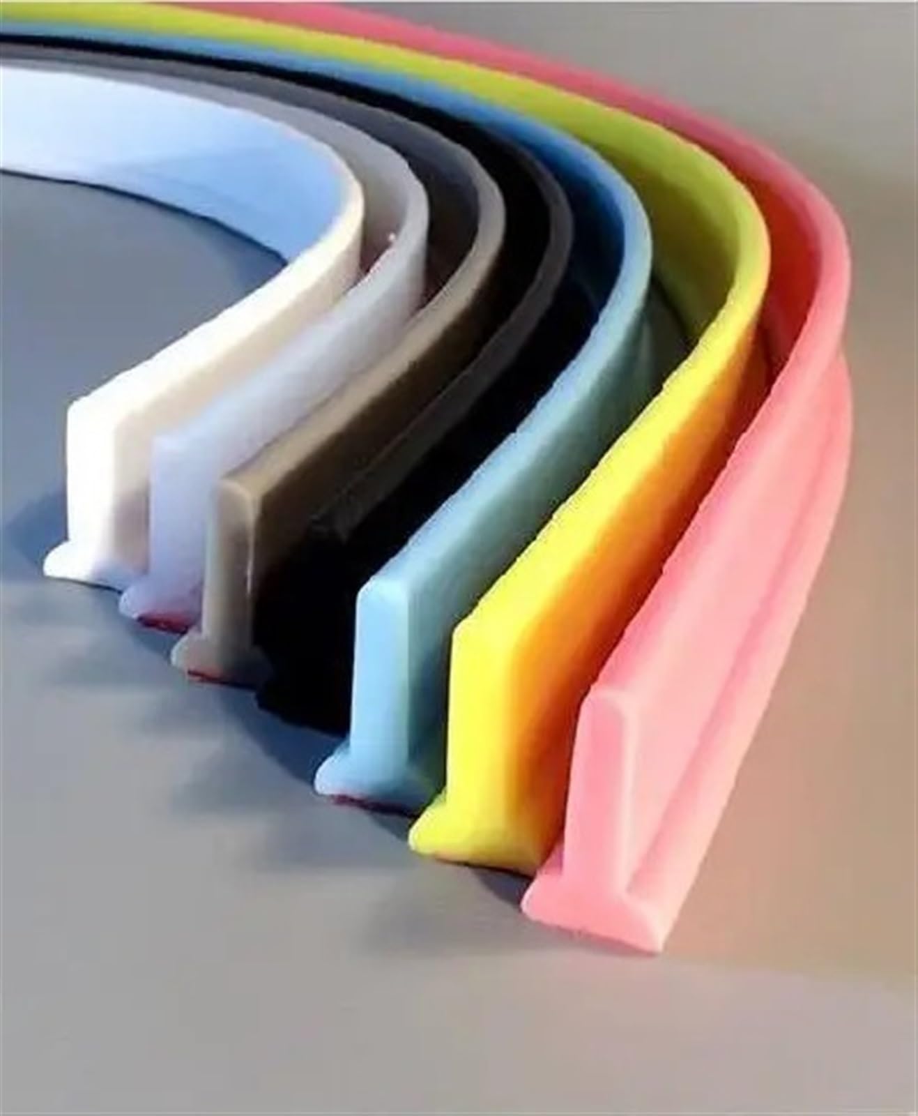 Schwallschutzleiste 0,5 M M M Badezimmer Wasser Stopper Trennwand Trocken Und Nass Trennung Flut Barriere Gummi Damm Silikon Blocker Nicht Verrutschen(2,2M)