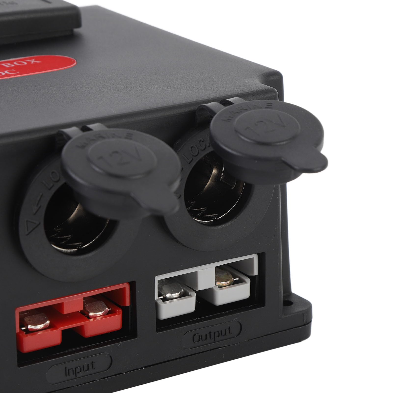 Akozon Mini -Power Distribution Control Pudełko Multifunkcyjne Inteligentne Bateria Zasilająca z USB do Przyczep Samochodów Samochodowych