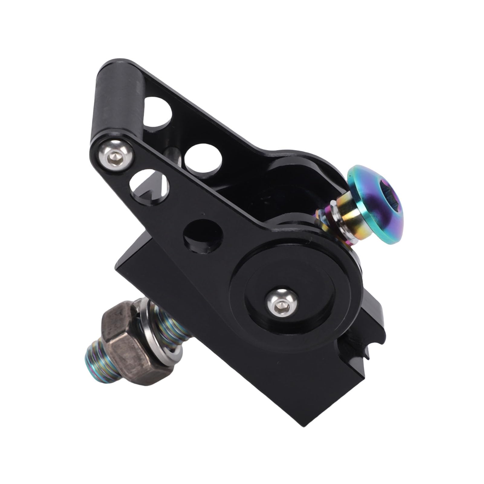 Zunate 2 Szt. Aluminiowa Rama Rowerowa Składany Zamek Zaciskowy (BLACK)