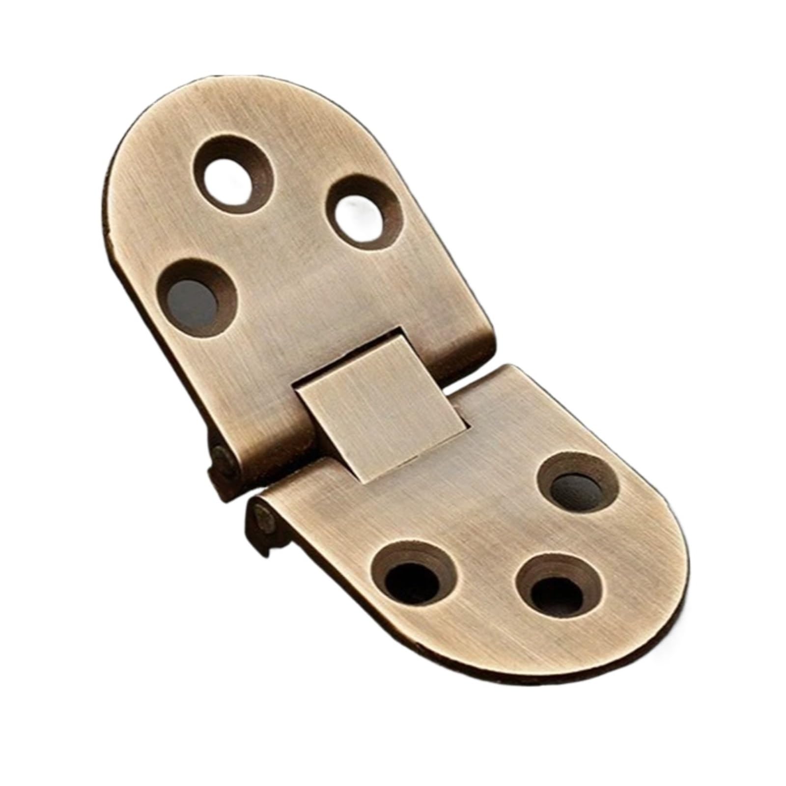 Sensumepb Folding Hinge 2 Pieces Solid Brass Flip Hinge, Folding Cabinet Door Swing Hinge For Furniture Hardware(Folding Hinge)