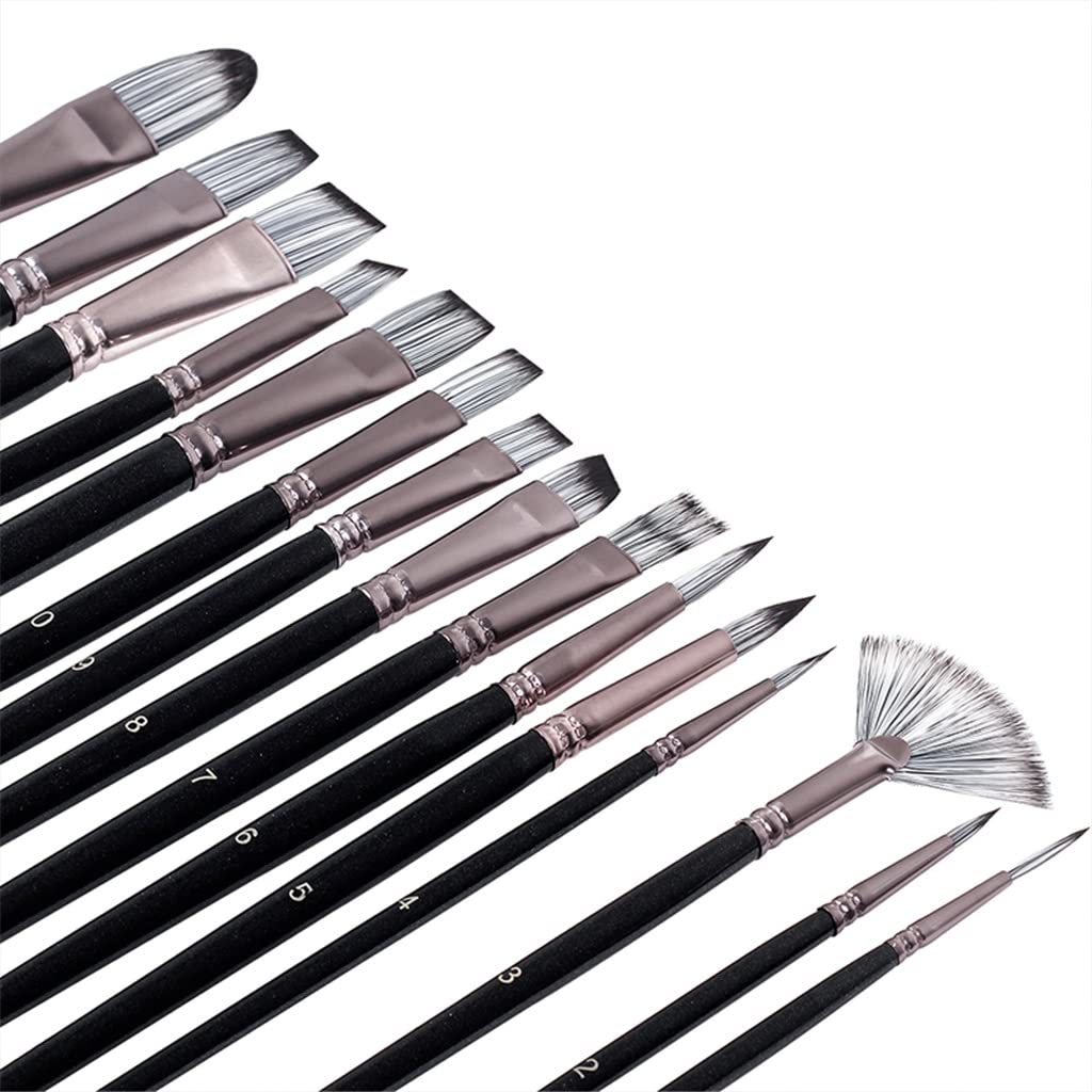 Ensemble De Pinceaux, Stylos, Éponges Et Étuis De Rangement pour Aquarelles, Palette, Couteau, Peinture À l'huile, Fournitures Artistiques.