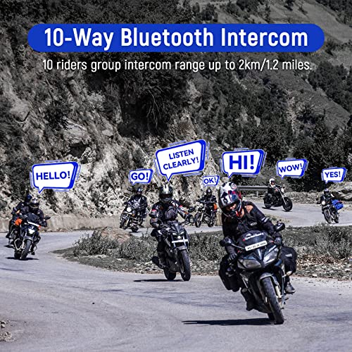 LEXIN Motorcycle Bluetooth GTX Communication System