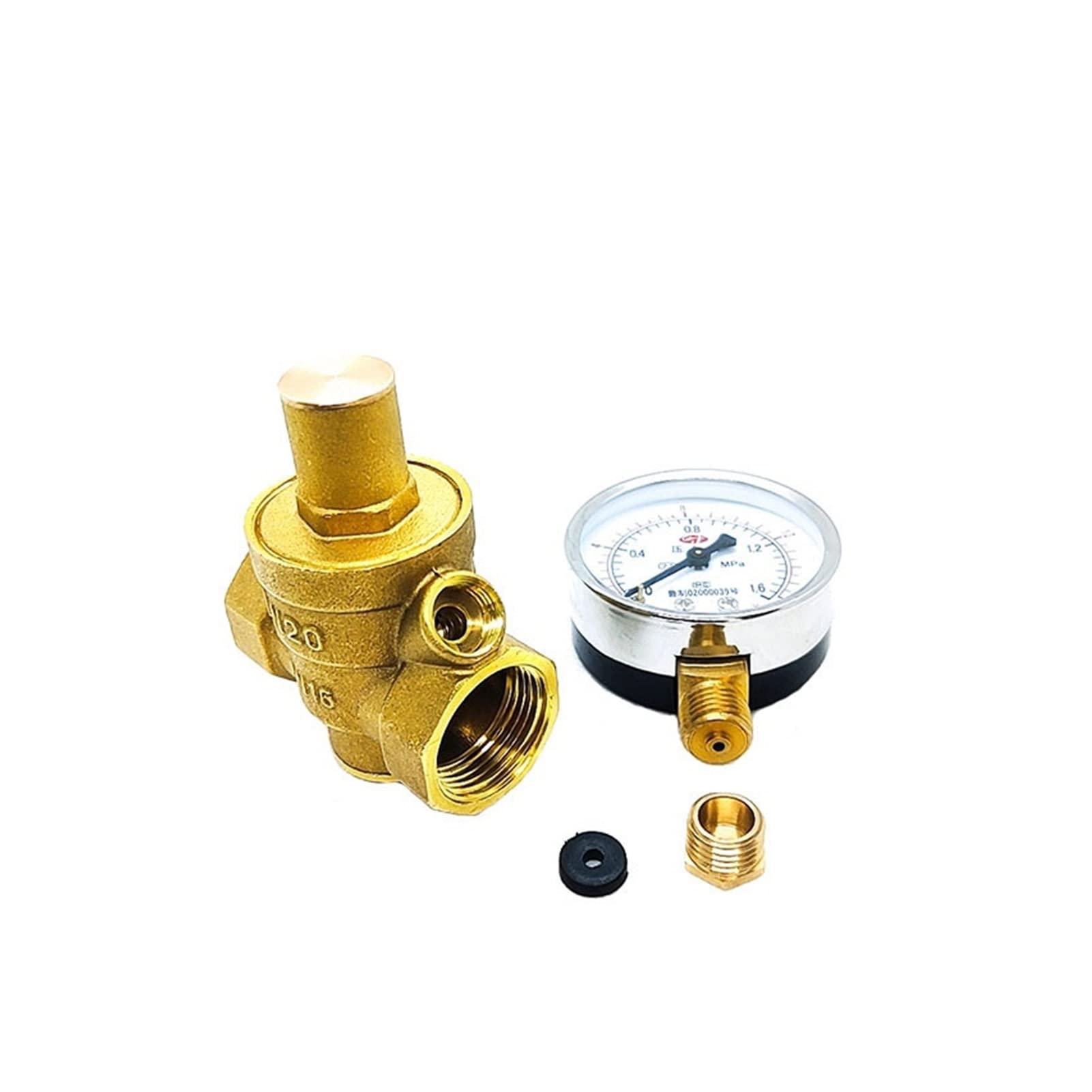Youngran 1/2 "3/4" 1 "2" Presión de Agua de latón reducción de la válvula de Mantenimiento DN15 / DN20 / DN25 / DN32 Regulador de Calibre de válvula de Alivio Ajustable Leisurely