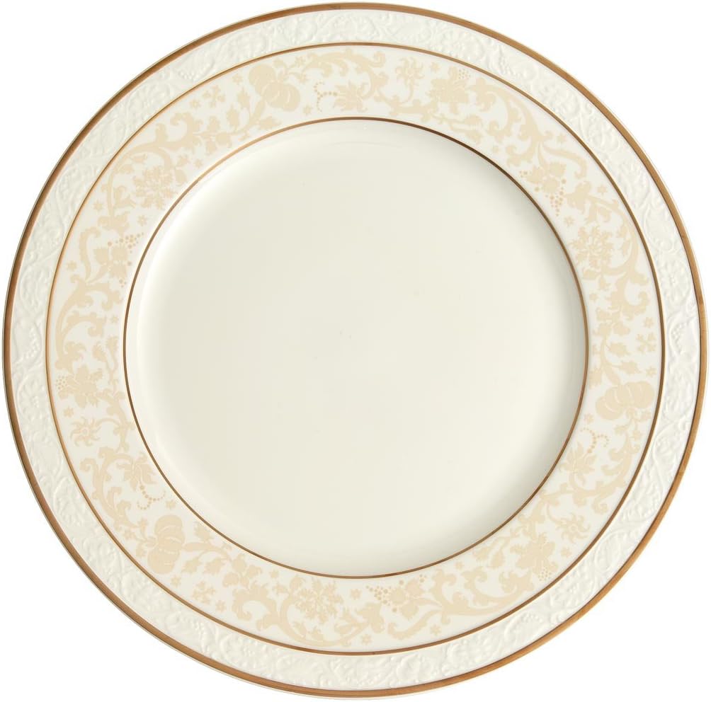 Villeroy & Boch Ivoire – 6 Assiettes Plates 27 Cm – Faïence Fine Rare