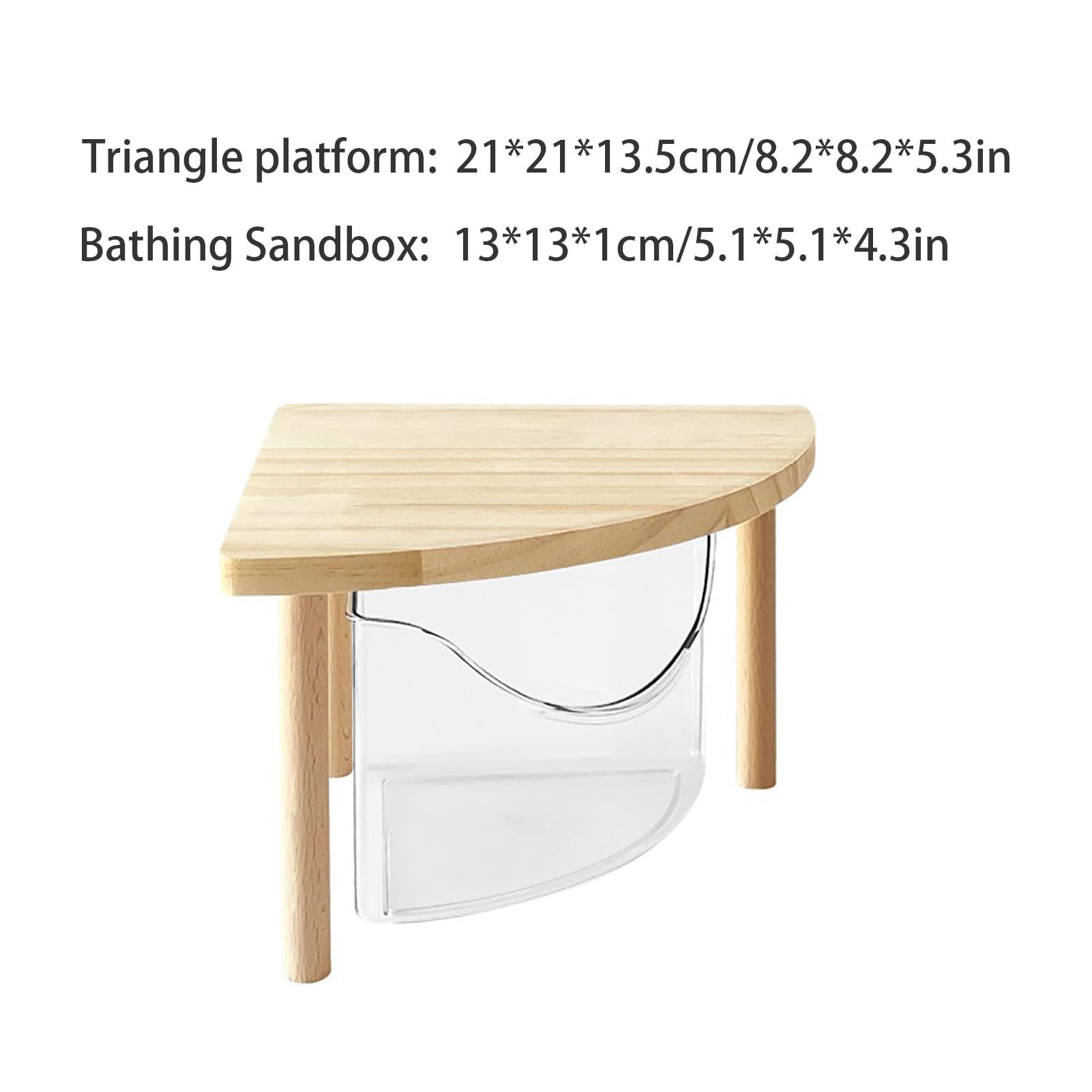 Chinchilla Universal Hamster Sandbadbehälter Container Große Kleine Haustier Hamster Badezimmer Haus Voll Transparente Spritzdichte Hamster Sandbadbox(C)