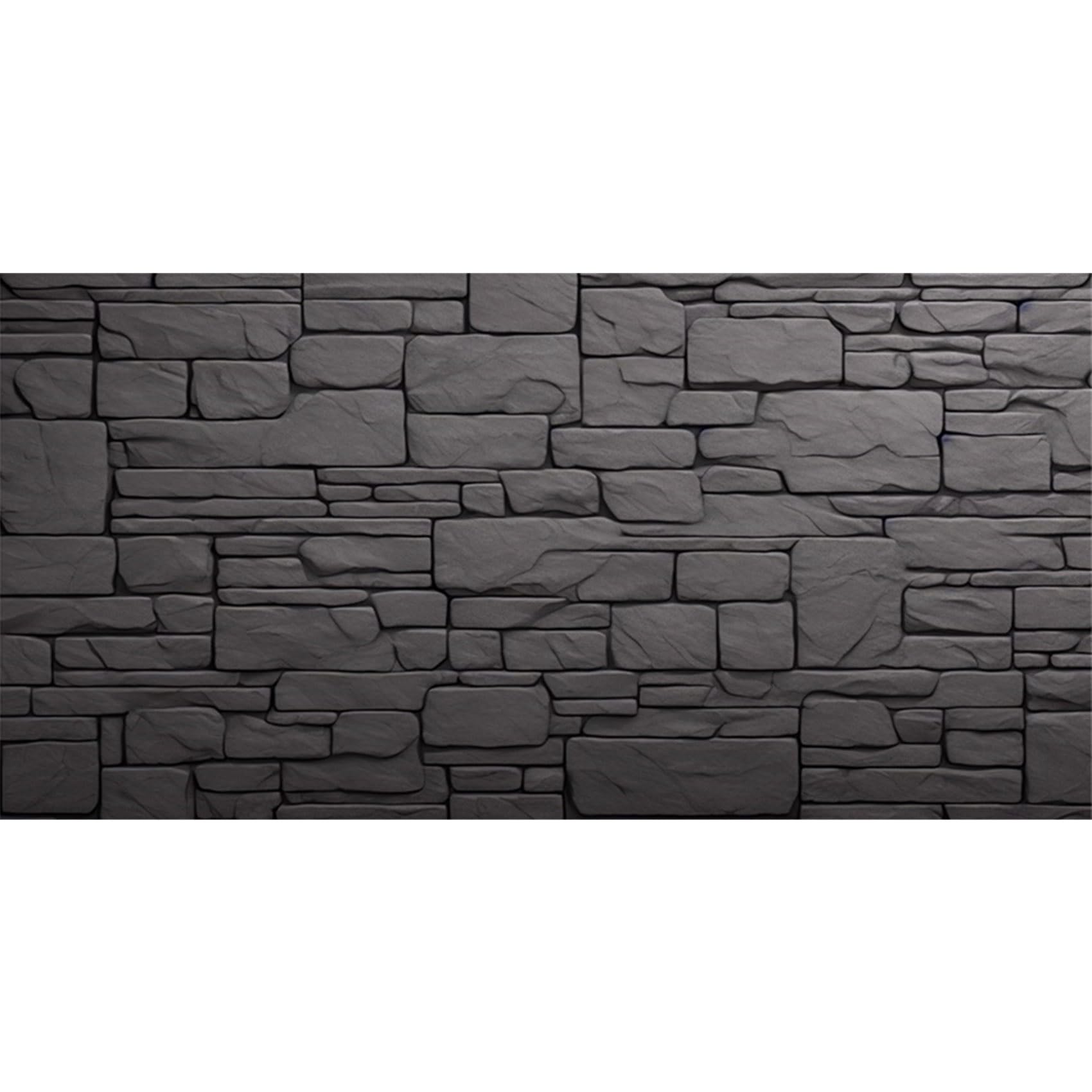 MIRRORANG 76x30cm Stone Aquarium Background Rocky Old Grey Wall Fish Tank Poster Backdrop Rock Terrarium Background โ image 1