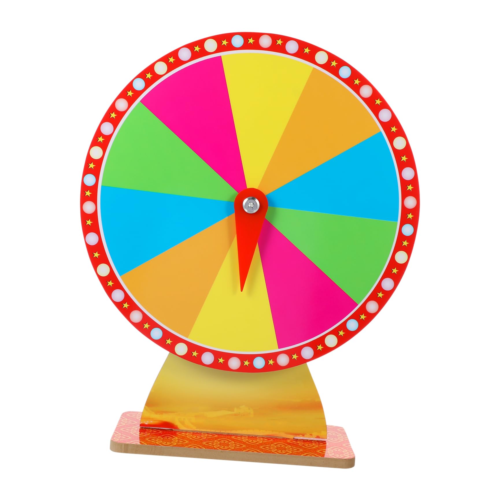 Ruota Della Roulette 10 Slot in Plastica Colorata, Ruota Da Gioco Portatile Per Feste e Carnevali, Accessorio Per Gioco Da Tavolo Per Ragazzo Ragazza e Adulti