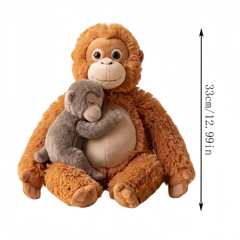 Amazon.co.jp: パンチモンキーぬいぐるみセット 25cm 赤ちゃん猿の