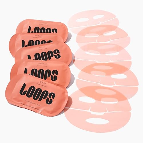 Miniatura 9 de LOOPS Clean SLATE - Mascarilla de hidrogel desintoxicante - Desintoxica, limpia y calma, purificadora profunda y súper hidratante, minimiza el