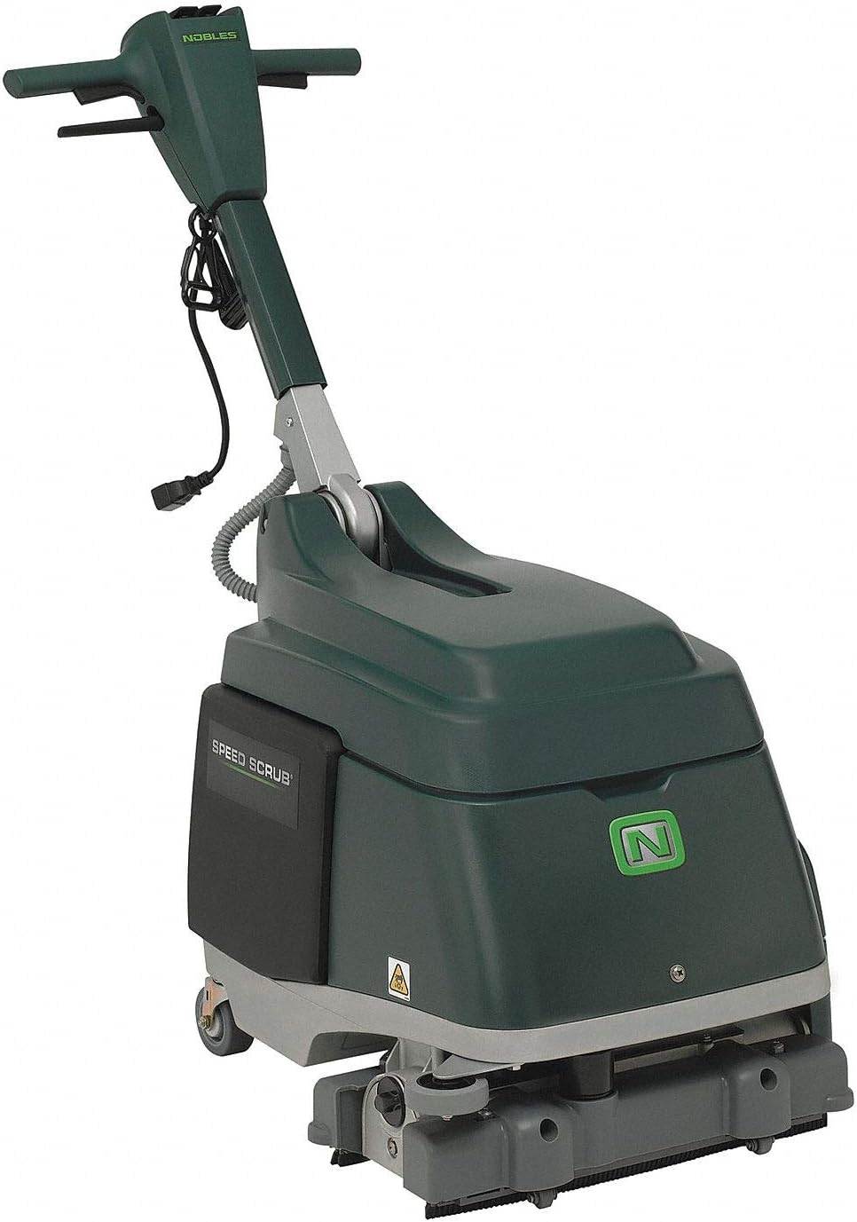 Walk Behind Floor Scrubber, Micro, 15 in.