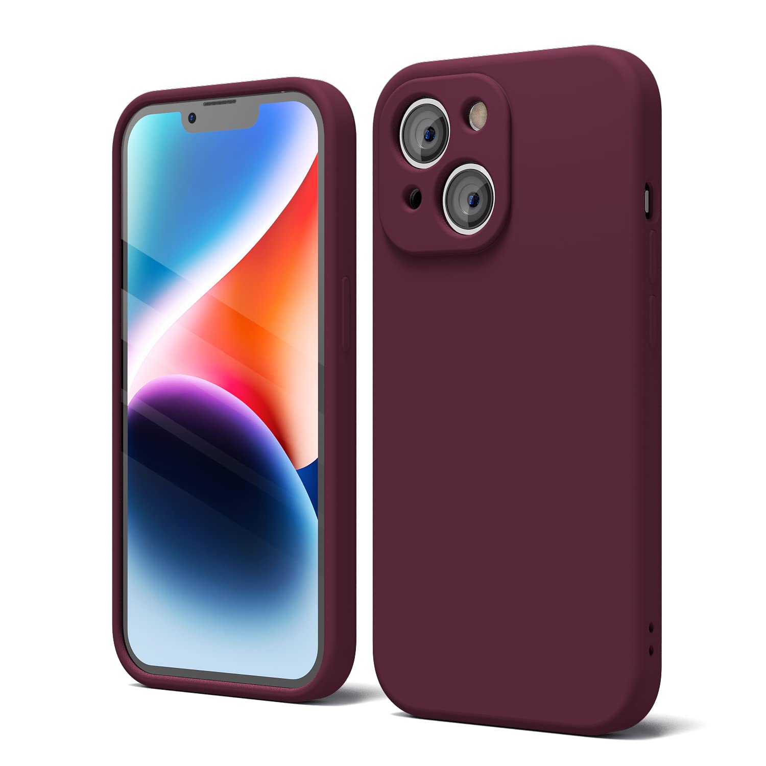 oakxco for iPhone 16 Pro Max Case Liquid Silicone, Soft Rubber Gel Elegant Aesthetic Basic Simple Cover, Cute Thin Slim TPU Matte Solid Color Plain Smooth Case for Women Girl, Light Pink — view 468