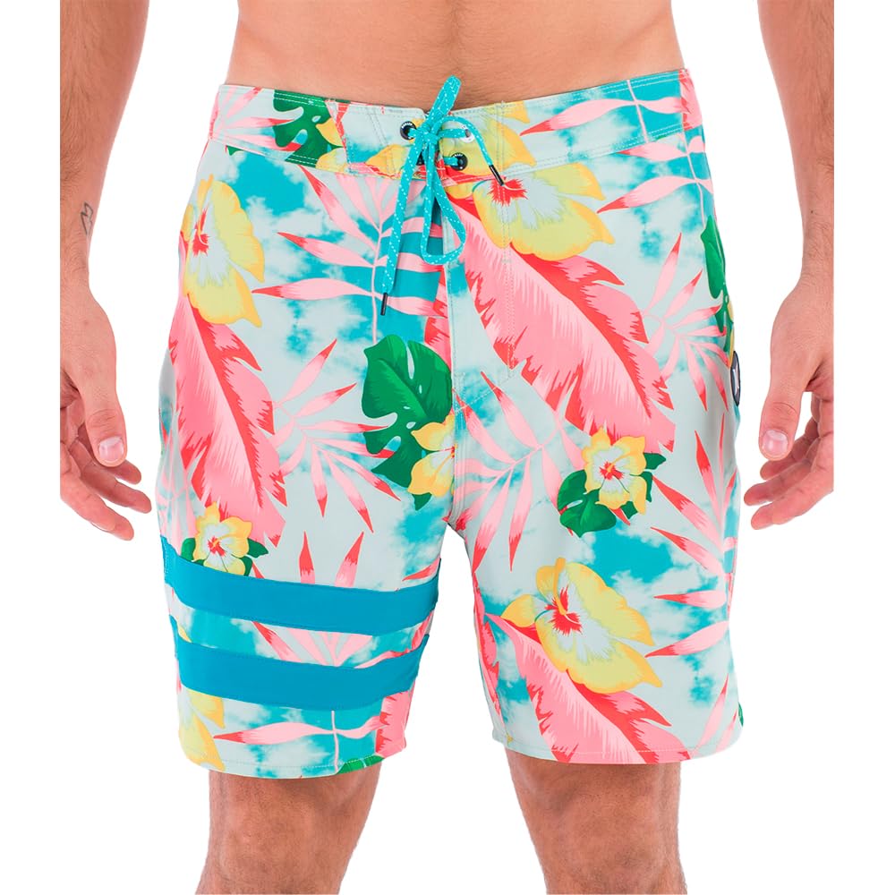 Hurley Phantom Block Party 18' Pantalones Cortos Hombre (Pack de 1)