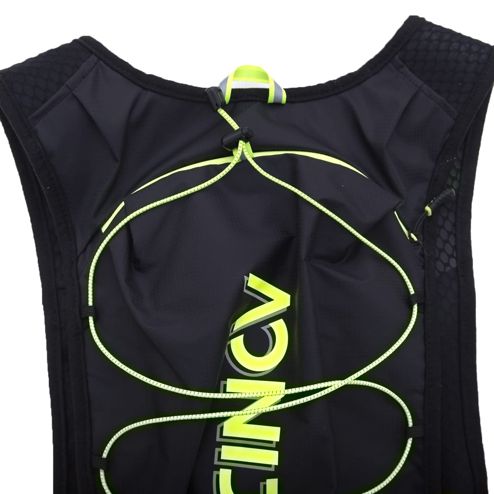 Sac à dos d'hydratation 5 l pour course à pied, cyclisme, trail, marathon, course ultra léger, noir, seulement 120 g