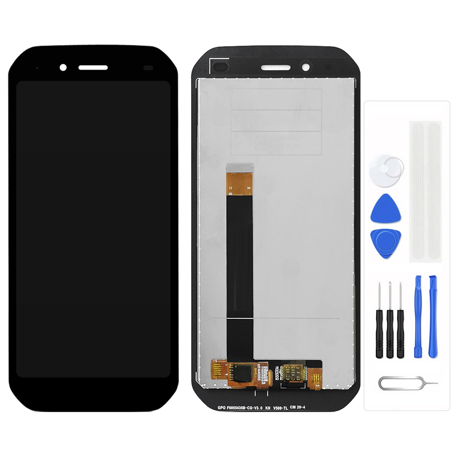 LCD Screen for Cater-Pillar CA-T S32 / S42 Replacement LCD Display Touch Digitizer Assembly Black