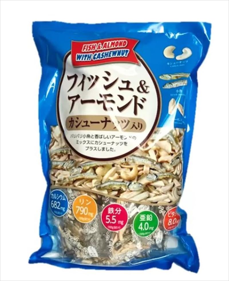 Amazon.co.jp: Fish & Almond with Cashew Nuts, 14.2 oz (420 g