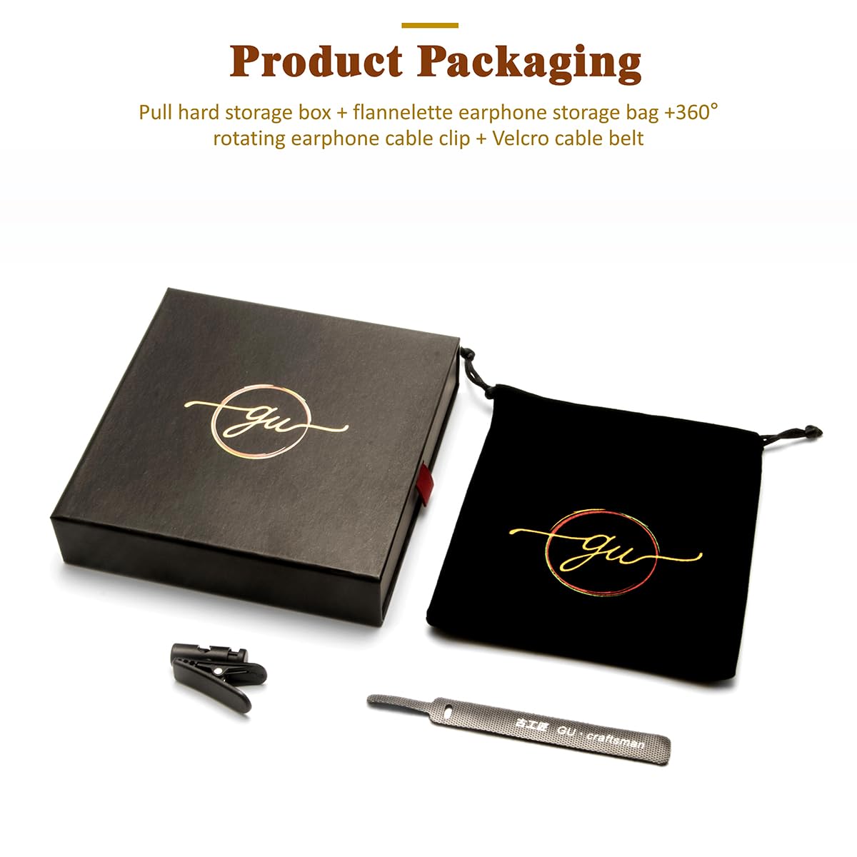 GUCraftsman 6N versilbertes OFC mit Metallschild IEM Kabel, In-Ear-Monitor-Kopfhörer-Upgrade-Kabel für Sennheiser IE200, IE300, IE600, IE900 (4,4 mm Stecker)