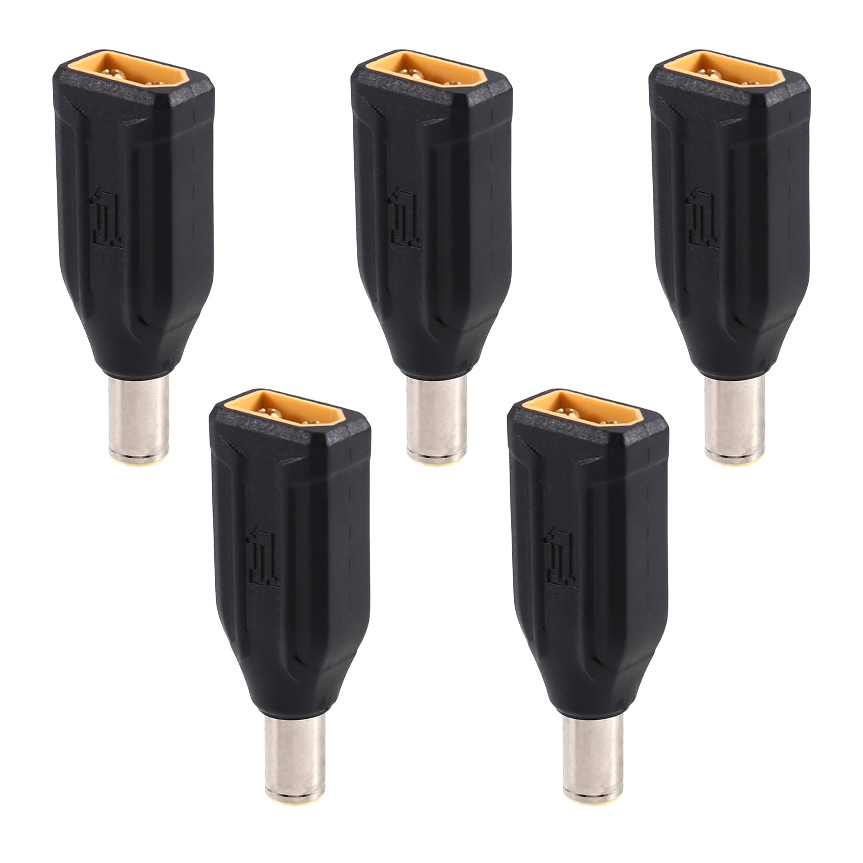Littimoon for Solar Panel Power Adapter 5Pcs DC 8mm to Connector Male to DC 7.9mm X 0.9mm Male