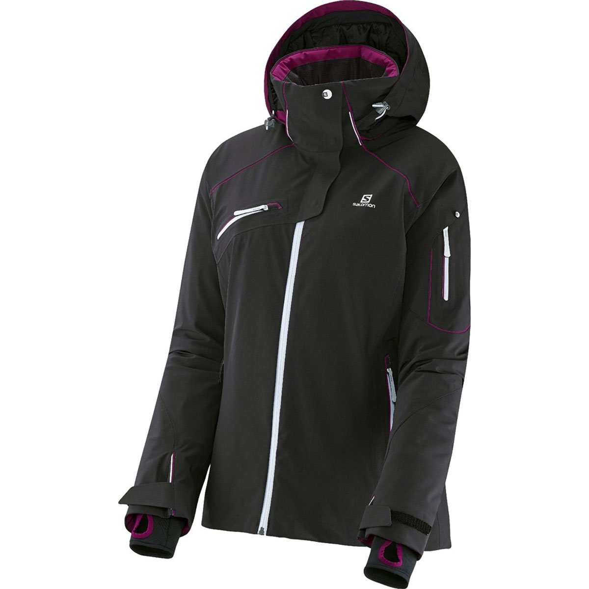 Salomon Women's Speed Jacket, Black, Large