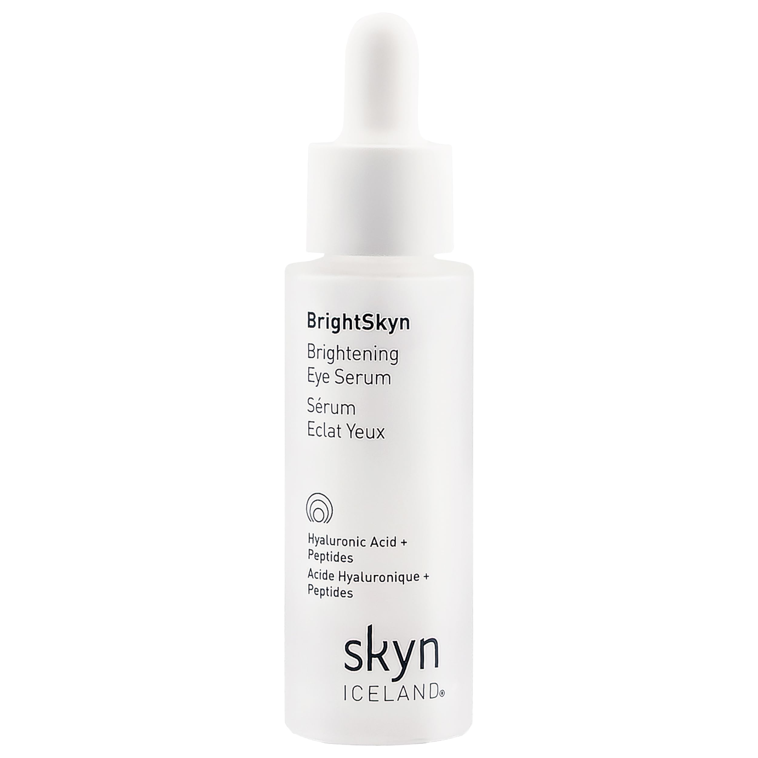 Skyn ICELAND BrightSkyn Brightening Eye Serum, Lightweight Peptide and Arctic Algae Treatment for Wrinkles, Puffiness, and Dark Circles. Hydrates, Firms, and Smooths the Under-Eye Area, 0.4 fl oz