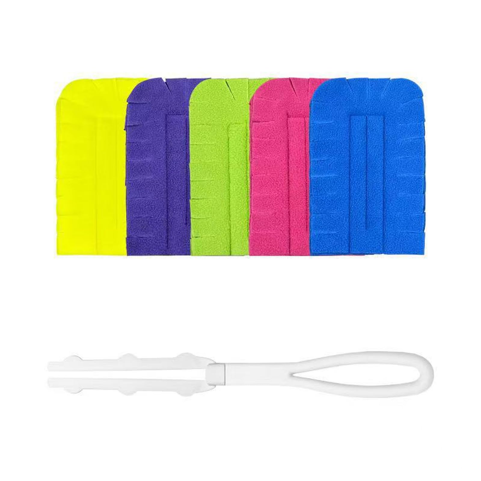 Multipurpose Cleaning Dusting with Flexible Head Washable Cleaning Pad for Tight Space and Detailed Surfaces Dusting Microfibre Polisher