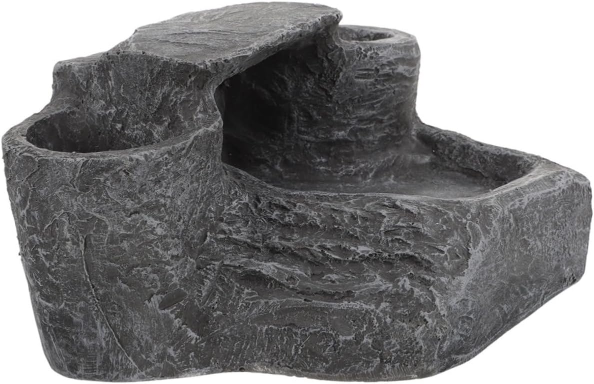 KESYOO Turtle Basking Platform Resin Rock for Tortoise Tank Aquarium Decoration Climbing Ramp for Reptiles Aquatic Turtles Safe Creative Decor