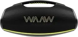 WAAW by ALOK Caixa de Som HYPERBOOM 1000 Bluetooth, À Prova D'Água, Até 12h de Autonomia, Tecnologia TWS, 180W RMS