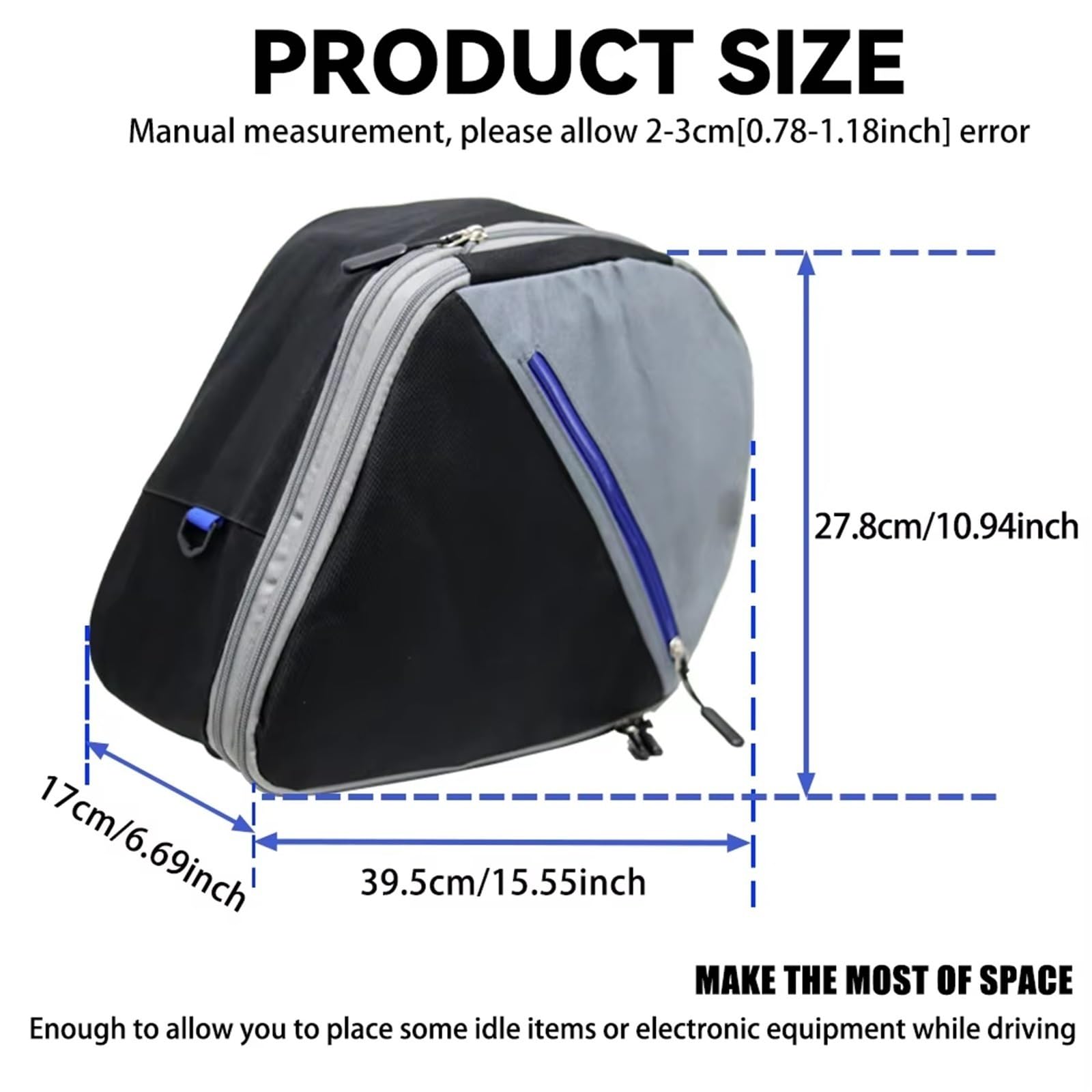 Sac Latéral Moto Valise Intérieure Extensible Noire Pour Valises Pour Tracer 9 900 Et GT(Red)