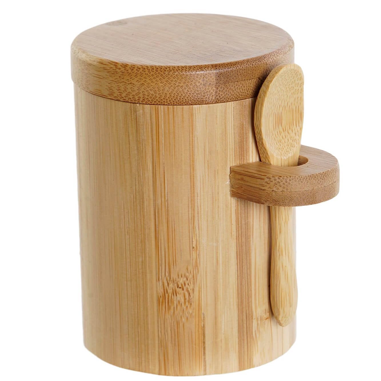 Salero y Azucarero bambu natural para cocina sol nacido (Pack)