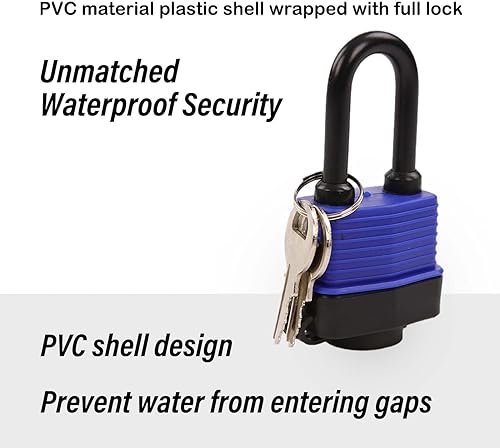 Miniatura 4 de SEPOX Cerradura de acero laminado de 1-916 pulgadas (1.575in) (1.575in, paquete de 2 impermeable)