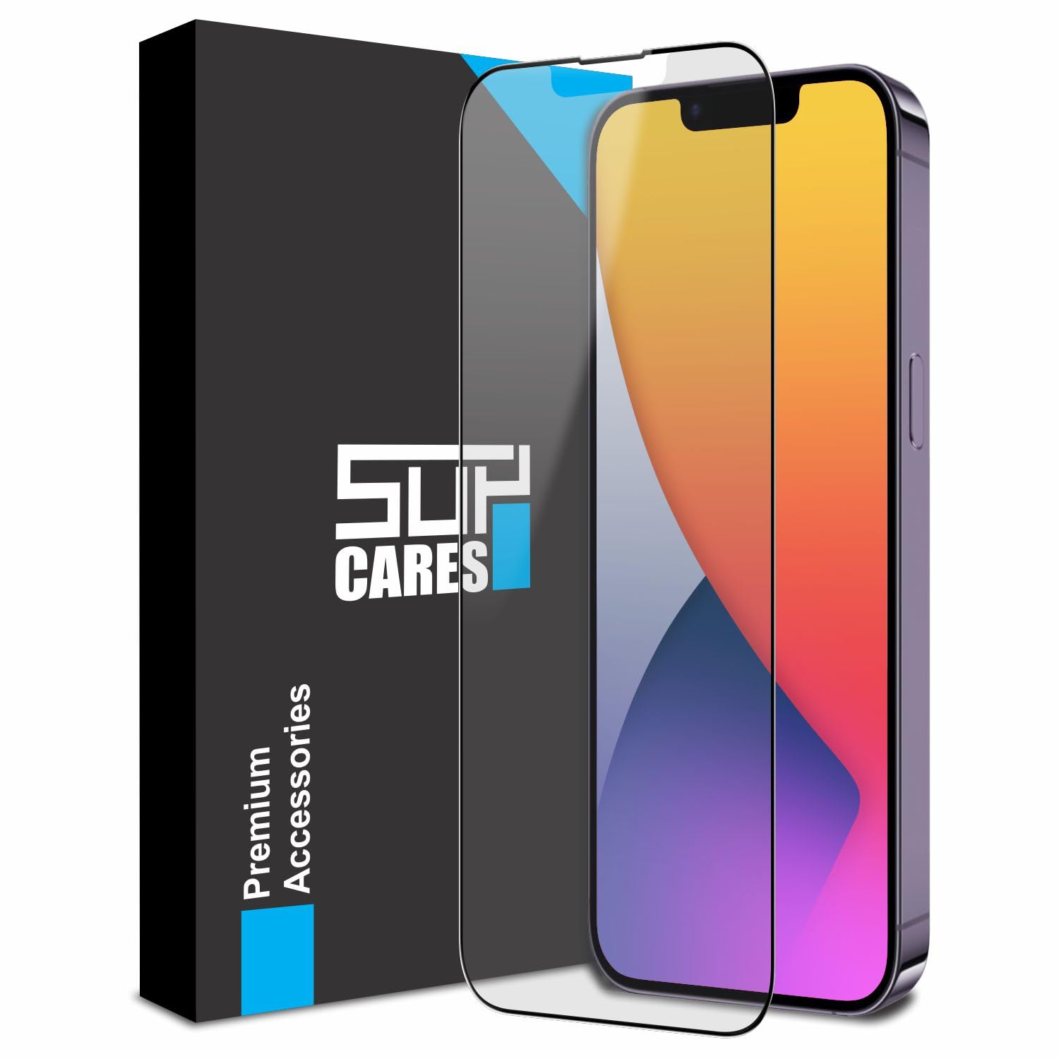 SupCares Edge To Edge Anti Glare Matte Tempered Glass For iPhone 14, iPhone 13 and iPhone 13 Pro (6.1 Inch) With Easy Self-Installation Kit| Black (B0BBQKMBTD) Amazon Price History, Amazon Price Tracker