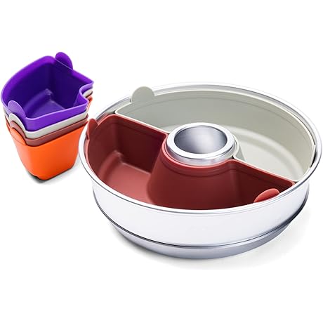 Omnia Oven Accessories // 6-pack Silicone Molds: Quarters and Halves