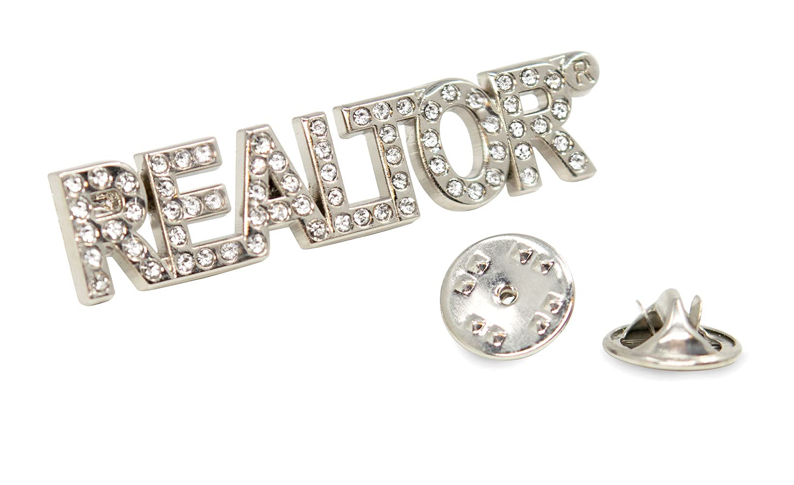 Real Estate Agent REALTOR® Crystal Lapel Pin