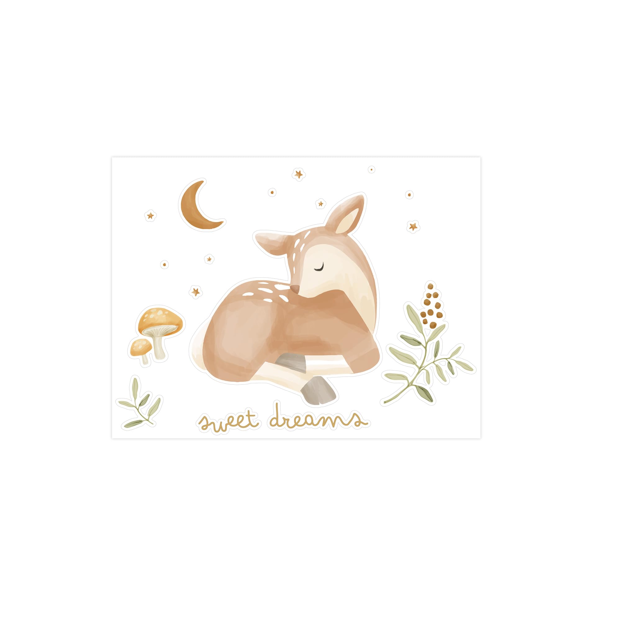 Stickers muraux Fairy Garden Sweet Dreams de decoration murale enfant 30 x 40 cm