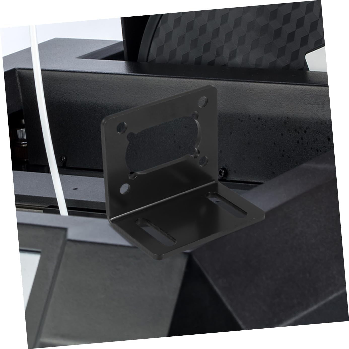 Motor Mounting Stand and Gear Motor Bracket L-Shaped Mounting Base for 40wb Fixed Holder Bracket Compatible
