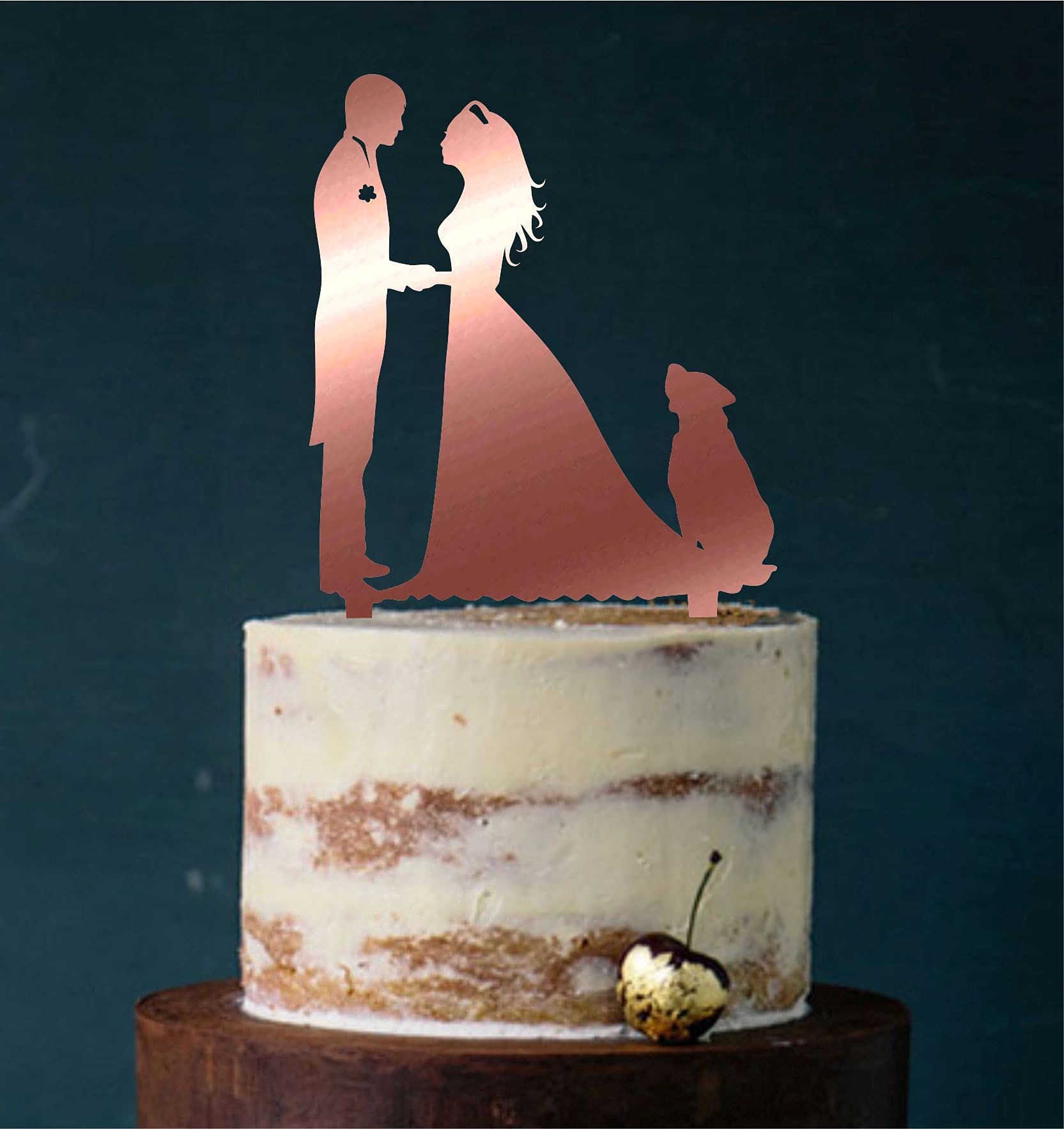 A-Z personalizzato da te decorazione torta in acrilico Toppers 26 lettere per anniversario matrimonio assistenza di supervisione personalizzabile