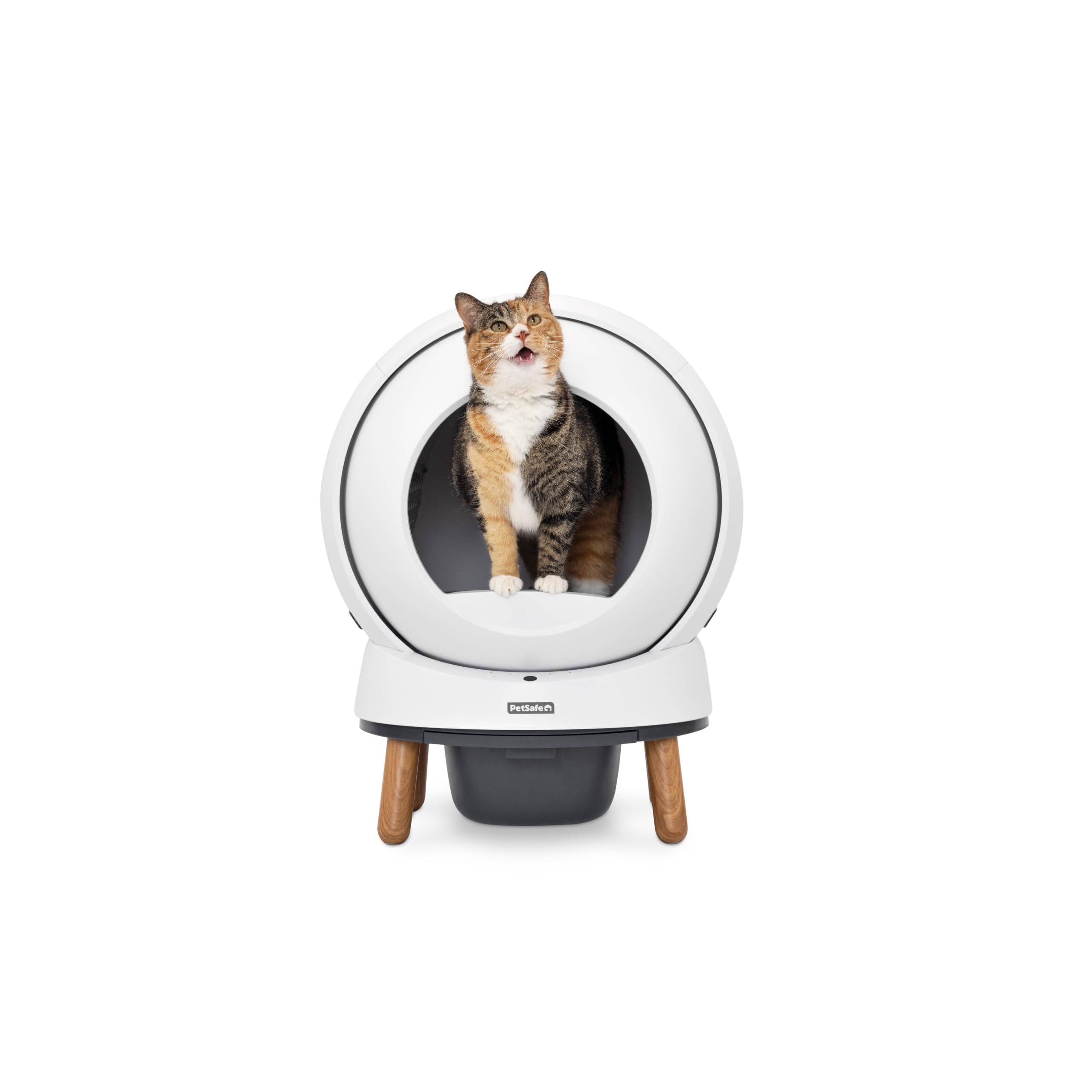 PetSafe - Lettiera Autopulente SmartSpin ScoopFree - Controllo Avanzato degli Odori e Monitoraggio della Salute - Controllata da App - Compatibile con Qualsiasi Lettiera