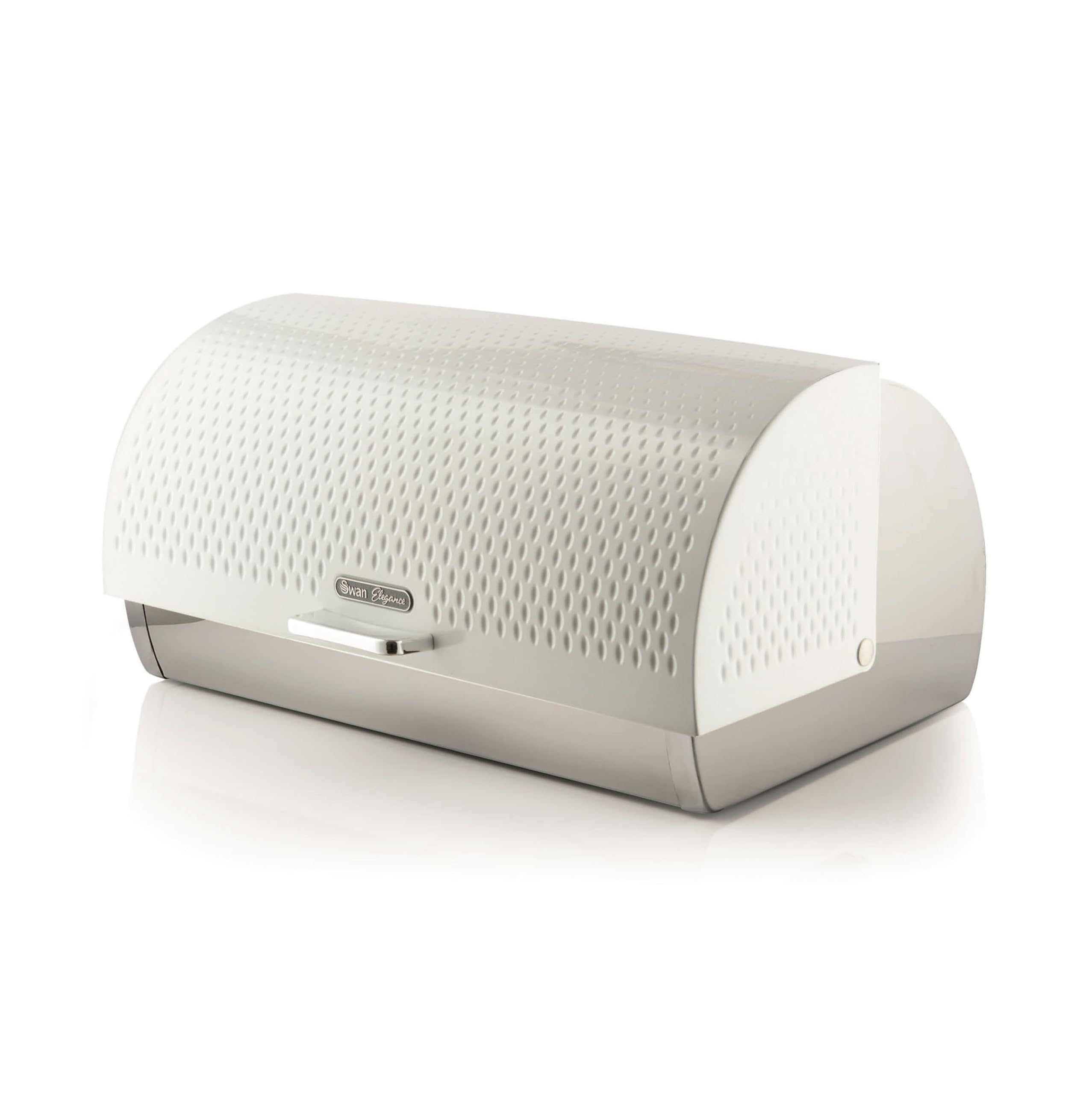 Swan Elegance SWKA18532WHT Bread Bin, 14L White