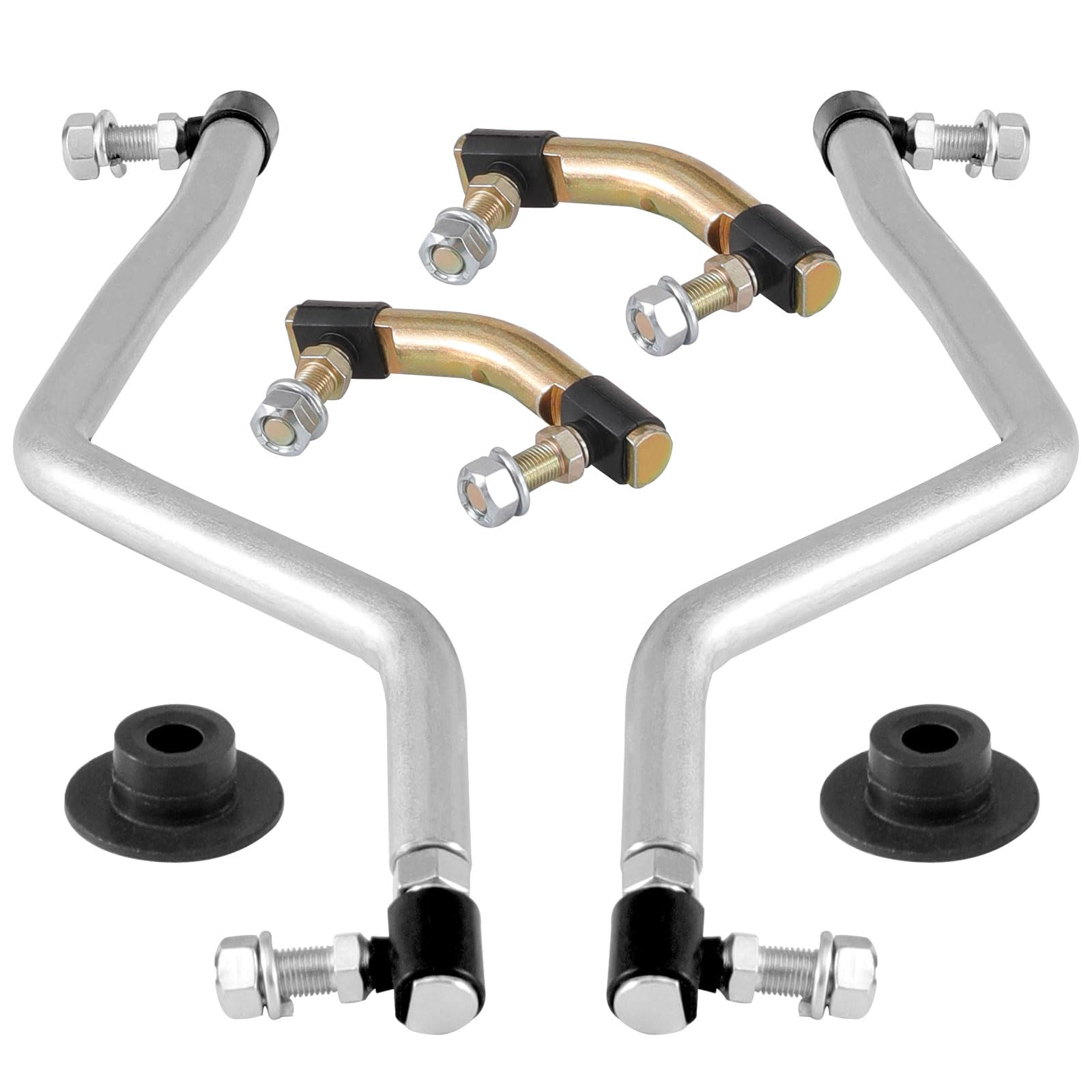Karbay Juego de eslabones de arrastre de dirección ajustable izquierda/derecha 436884 436885 y 436887 compatible con cortacésped Husqvarna Craftsman Poulan Pro 532436884 532436885 532436887 583576601