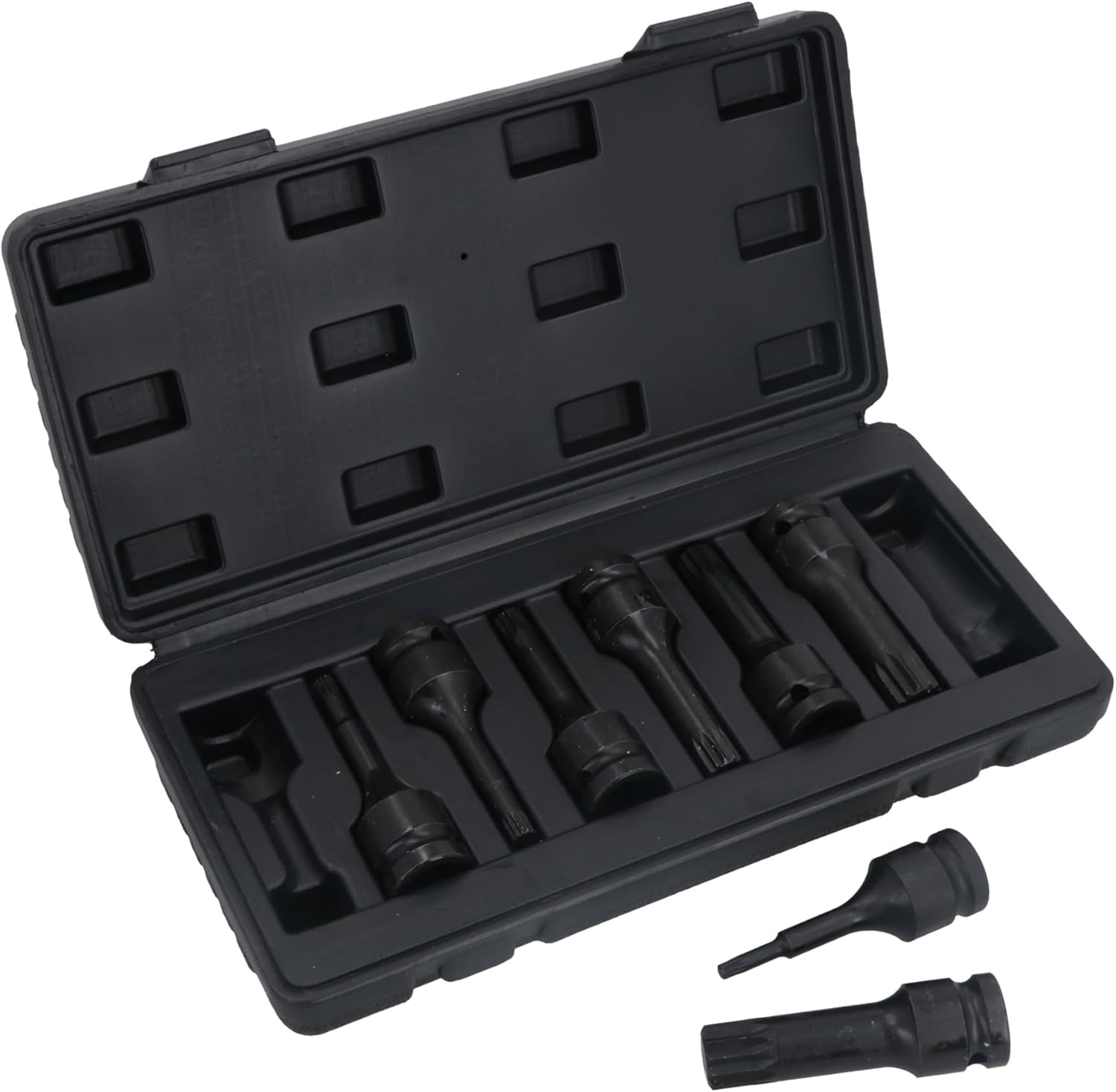 Spline Socket set Triple Square 1/2" Drive M5 - M18 8pc Deep Impact AT831