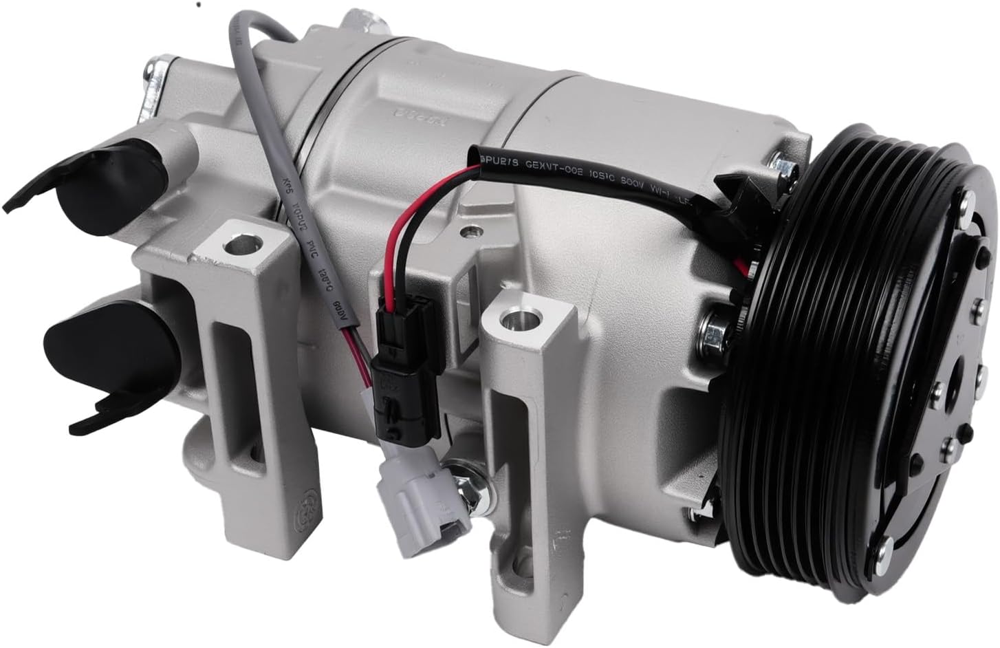 AC Compressor with Clutch for Altima 2007 2013-2018 2.5L, Rogue 2014-2020 2.5L, VCS-14EC Style, with Two Plugs, Air Conditioning Compressor Replace for 98664, 97664, 926003TA0E