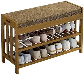 Amazon.co.jp: シューズラック ベンチ付き