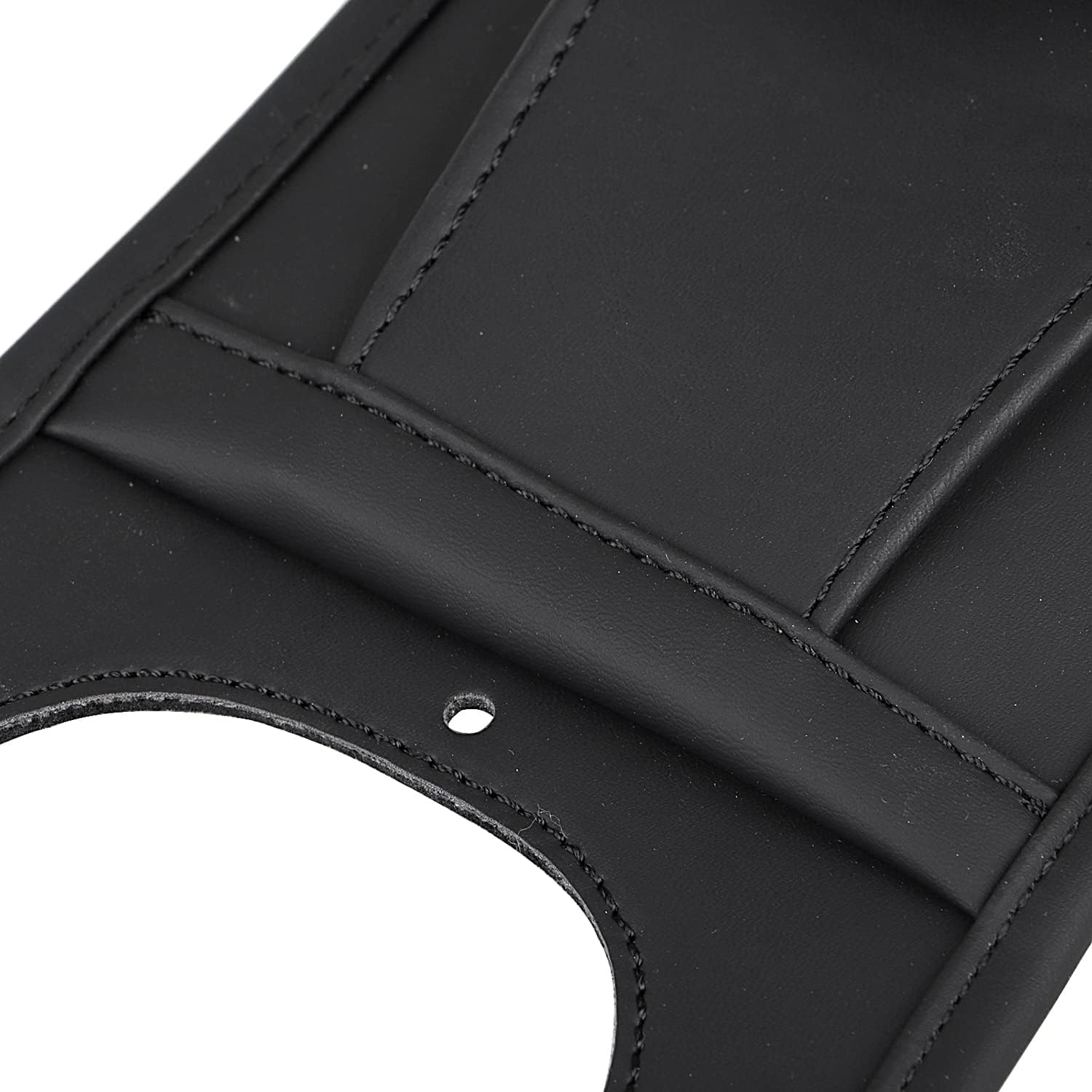 SHMT Motor Black Gas Fuel Tank Bib with Pouch - Compatible with Harley Softail Heritage Classic Springer Heritage Fatboy