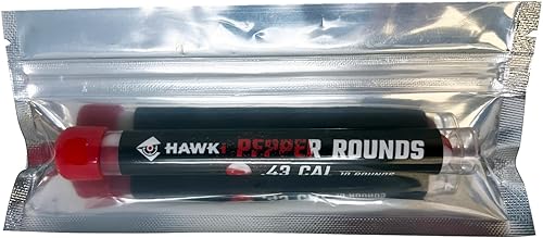 Miniatura 12 de Hawki - Bolas de pimienta o bolas de polvo de .50 Cal o .68 Cal menos letales para pistolas de paintball 10 bolas de polvo