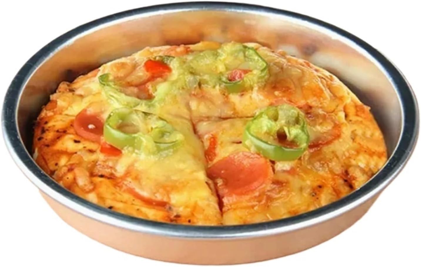 Plaque à pizza 12 pouces en alliage d'aluminium antiadhésif pour cuisson au four