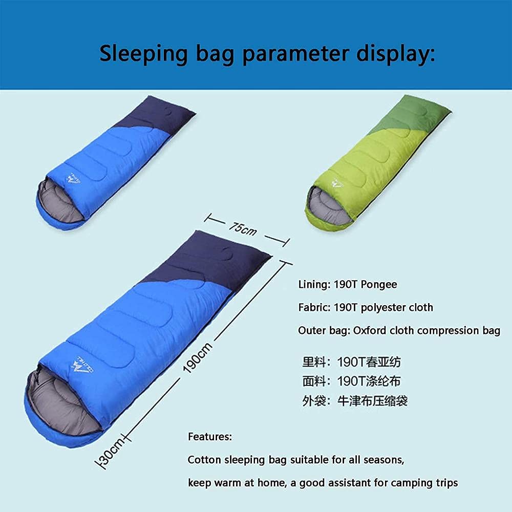 Śpiwór Bivy Torby Wiatroodporny | Ciepłe | Łączone schrony do wędrówek na zamek błyskawiczny kryty kołdra (A 1,4 kg)