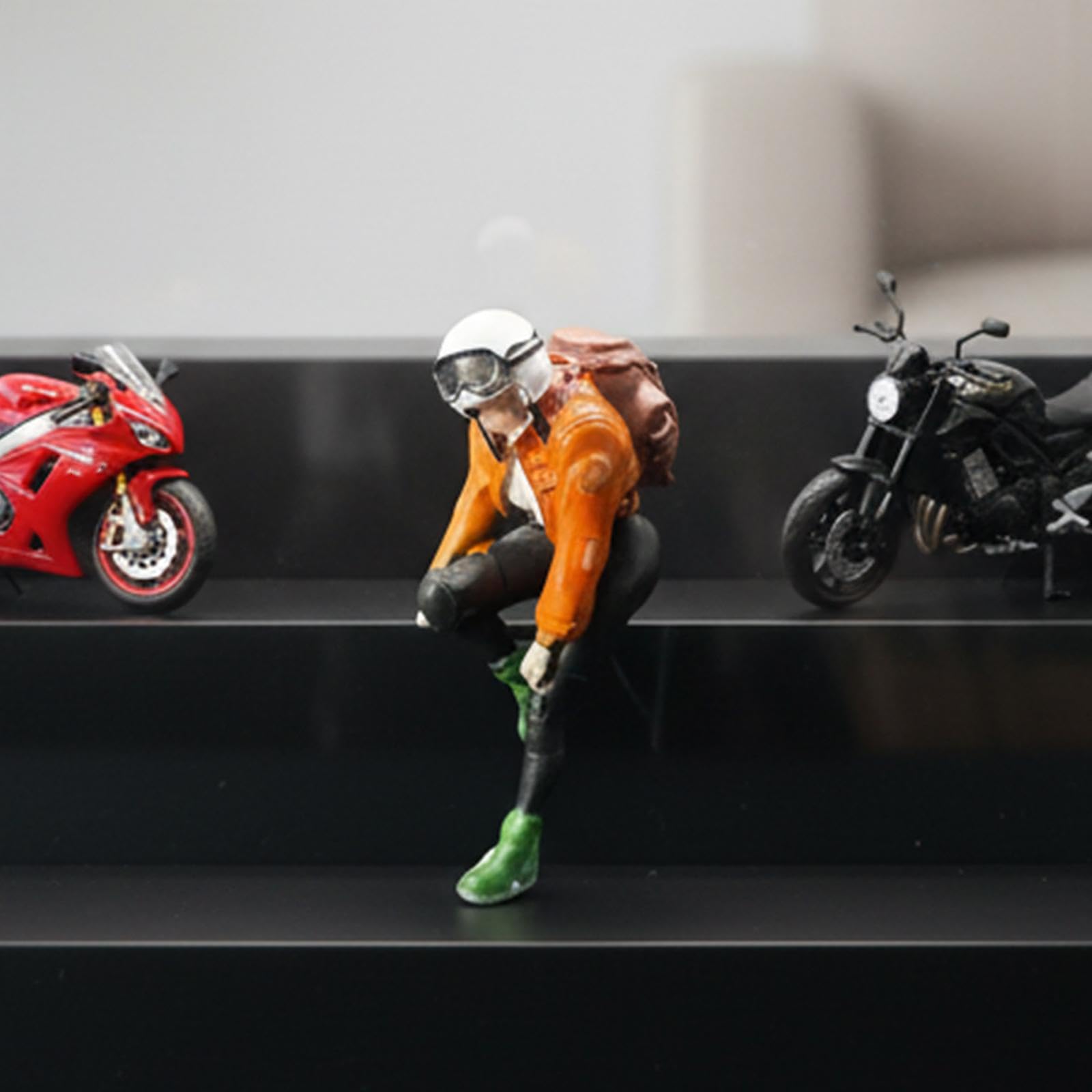 HMP049 オリジナルガレージキット バイク乗りの女 1/6 Amazon | Toysmith 1/64スケール 女の子モデル バイクに乗る女の子