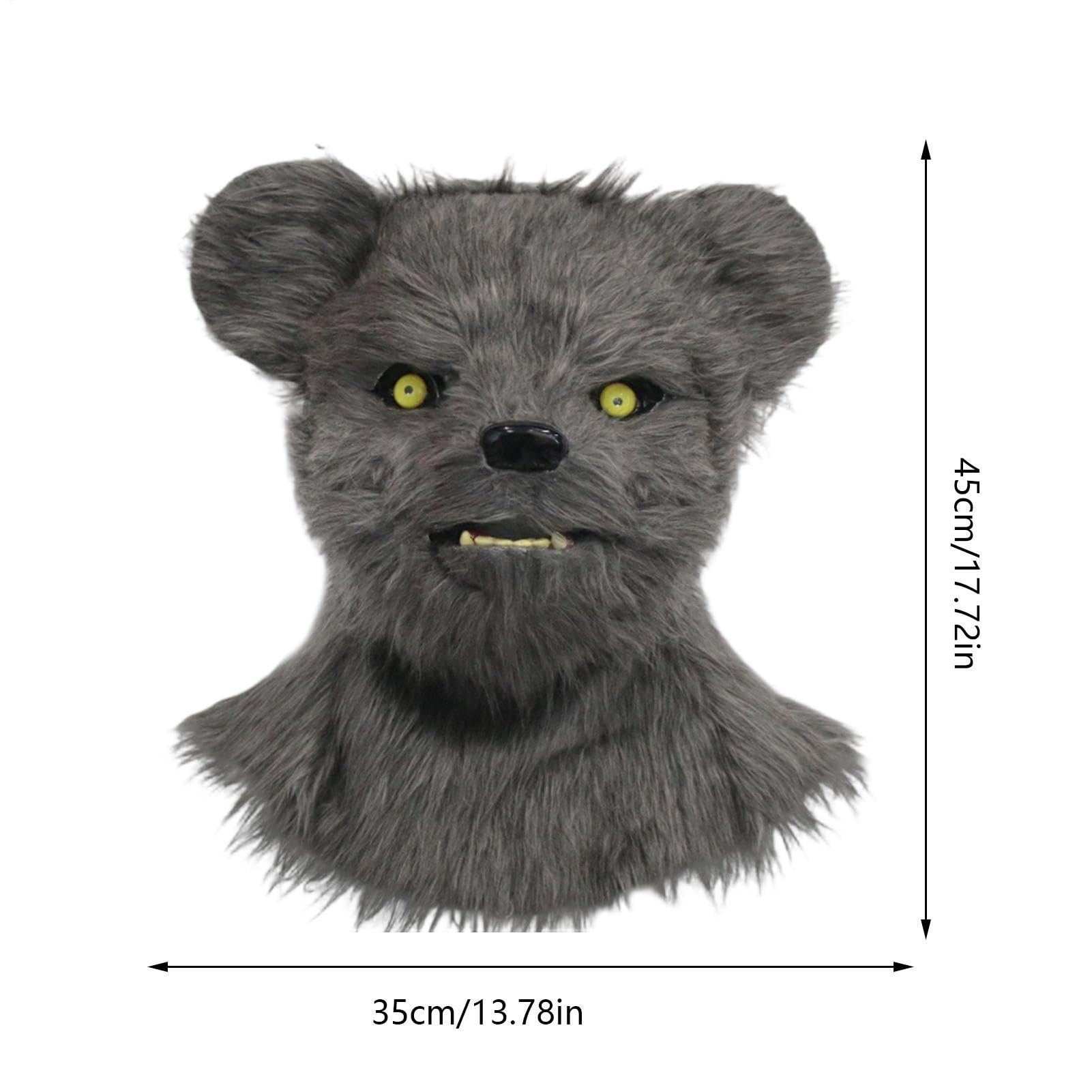 Maschera Stravagante Costume Realistico In Peluche Traspirante A Forma Di