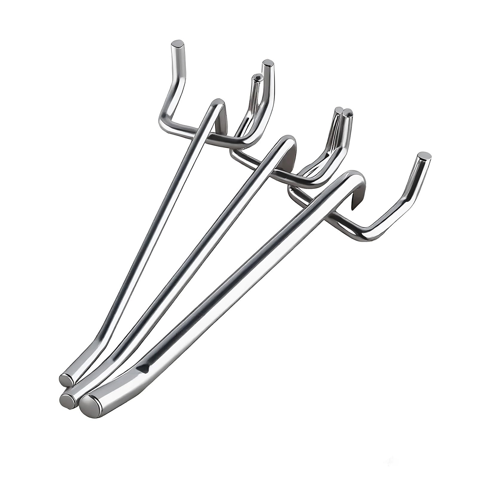 Hsioluted Sturdy Iron Pegboard Hook for Tool Organization in Workshop or Garage Space Garage Wall Hook for Tool