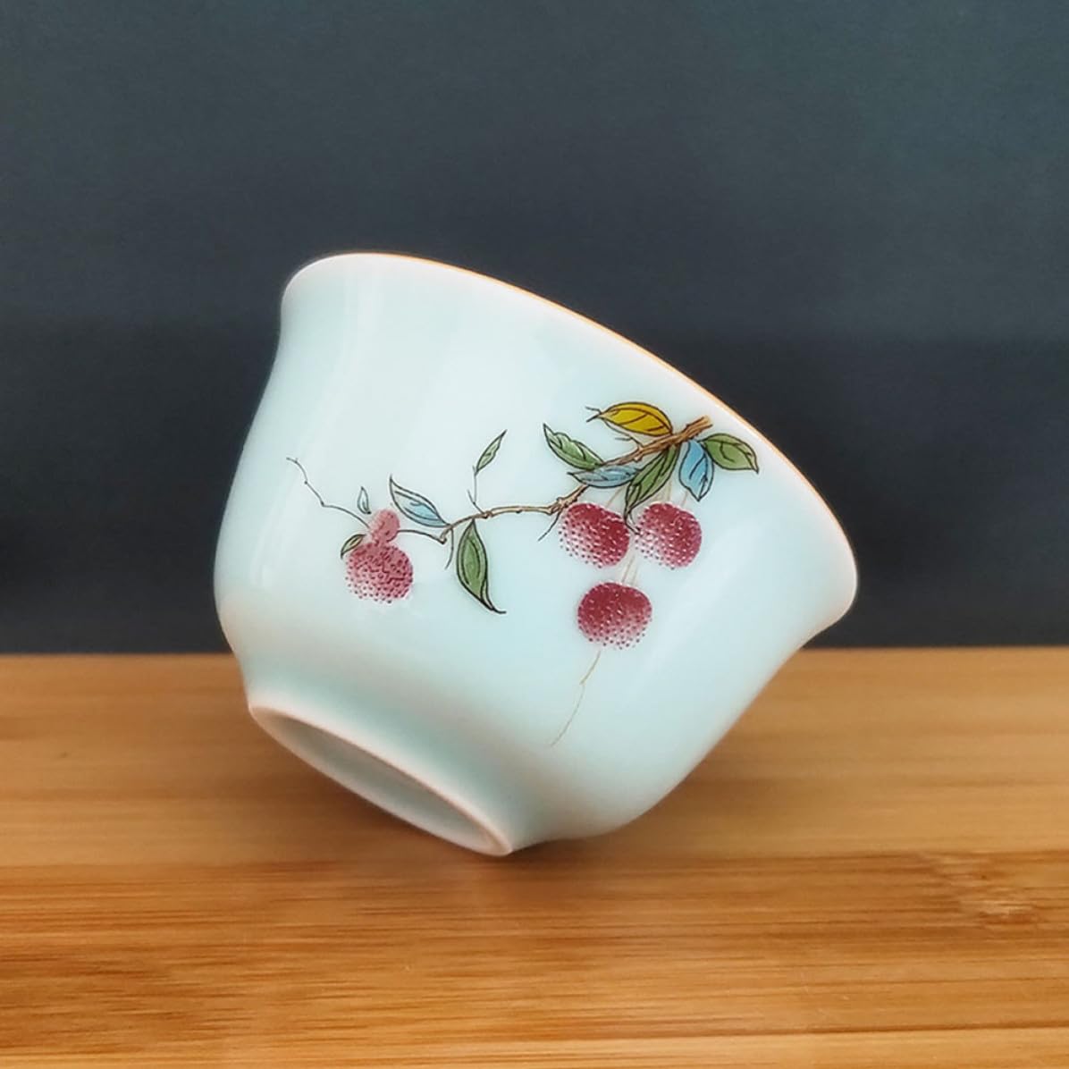 Keramik-Teetassen, Teetasse, 70 ml, weiße im Vintage-Stil