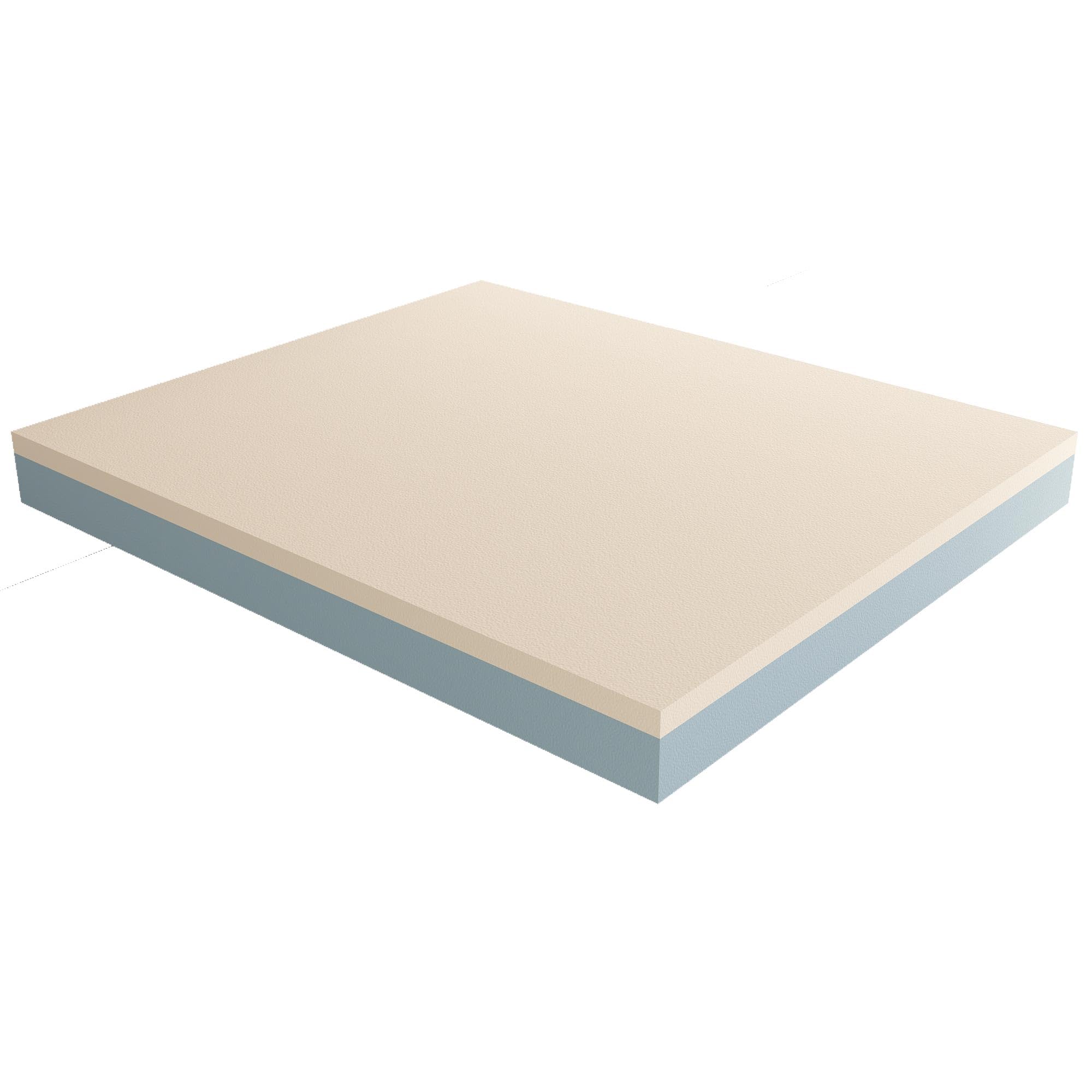 Baldiflex Emporio Amazonia Top Materasso, con Rivestimento Anallergico e Antiacaro, per Letto Singolo, in Memory Foam da 4 cm e waterfoam da 17 cm, Poliuretano, 80x190x23 cm
